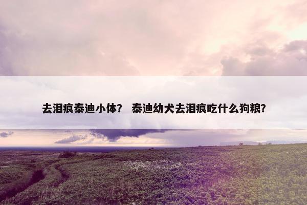 去泪痕泰迪小体？ 泰迪幼犬去泪痕吃什么狗粮？