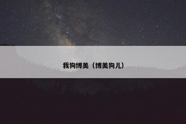 我狗博美（博美狗儿）