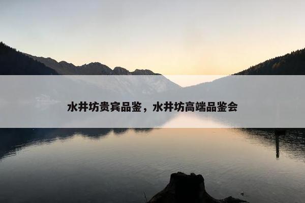 水井坊贵宾品鉴，水井坊高端品鉴会