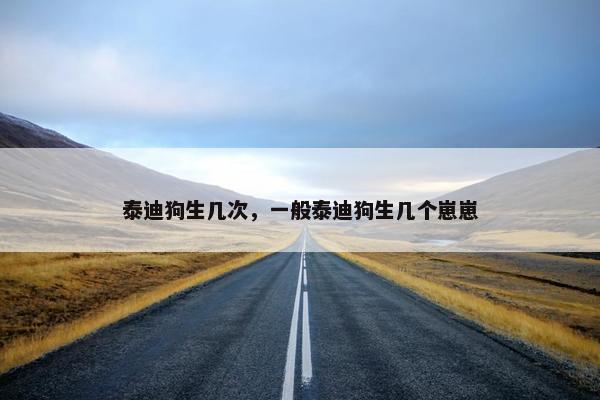 泰迪狗生几次，一般泰迪狗生几个崽崽