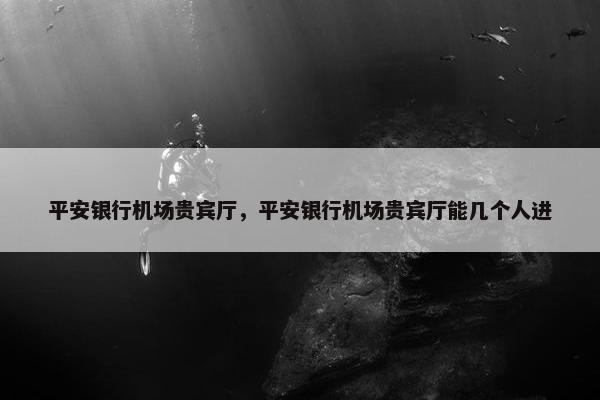平安银行机场贵宾厅，平安银行机场贵宾厅能几个人进