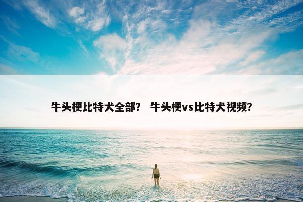 牛头梗比特犬全部？ 牛头梗vs比特犬视频？