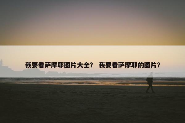 我要看萨摩耶图片大全？ 我要看萨摩耶的图片？