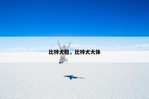 比特犬粗，比特犬大体