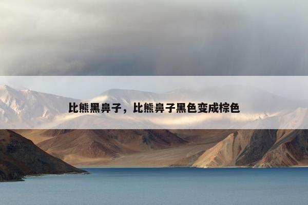 比熊黑鼻子，比熊鼻子黑色变成棕色