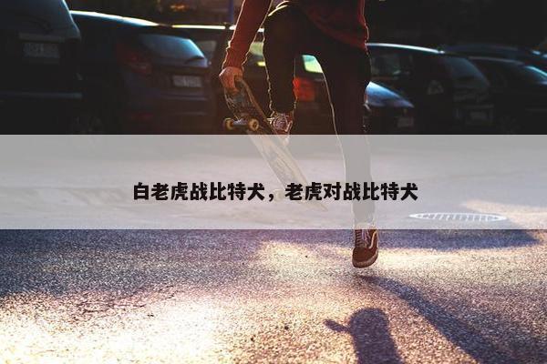 白老虎战比特犬，老虎对战比特犬