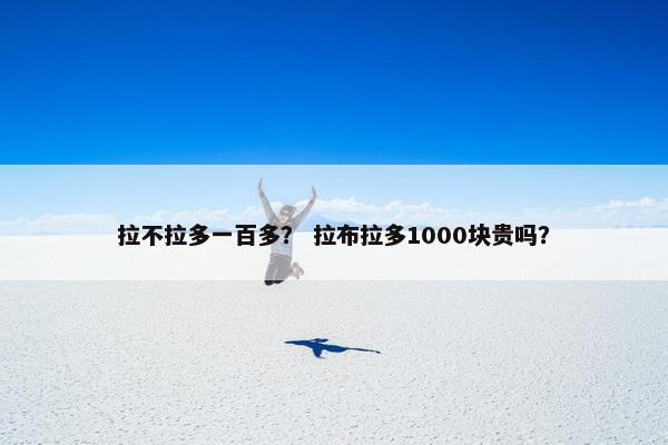 拉不拉多一百多？ 拉布拉多1000块贵吗？