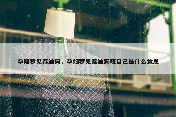 孕期梦见泰迪狗，孕妇梦见泰迪狗咬自己是什么意思