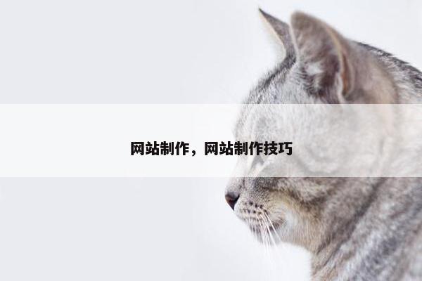 网站制作,网站制作技巧