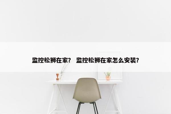 监控松狮在家? 监控松狮在家怎么安装?