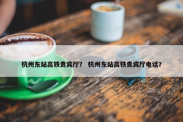 杭州东站高铁贵宾厅? 杭州东站高铁贵宾厅电话?
