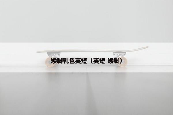 矮脚乳色英短(英短 矮脚)