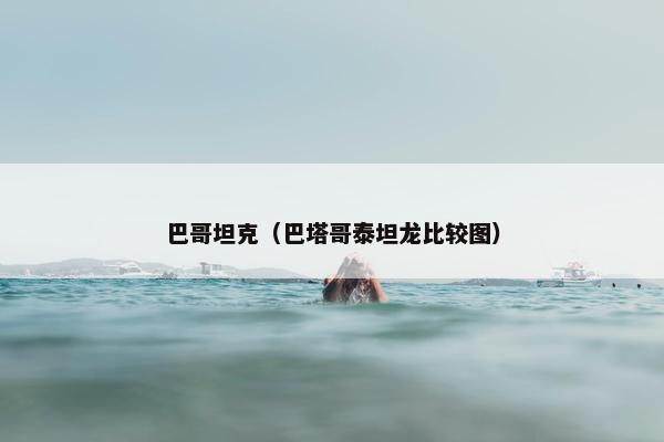 巴哥坦克(巴塔哥泰坦龙比较图)