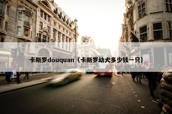 卡斯罗douquan(卡斯罗幼犬多少钱一只)