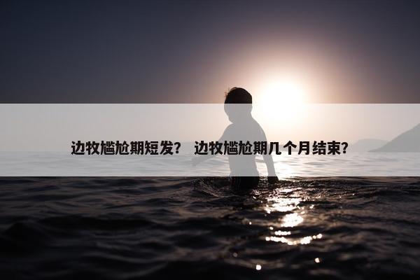 边牧尴尬期短发? 边牧尴尬期几个月结束?