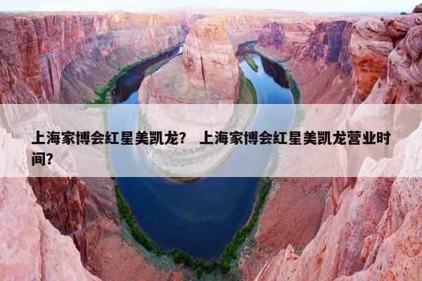 上海家博会红星美凯龙？ 上海家博会红星美凯龙营业时间？