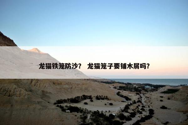 龙猫铁笼防沙？ 龙猫笼子要铺木屑吗？