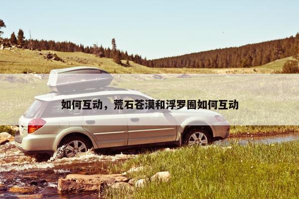 如何互动，荒石苍漠和浮罗囿如何互动