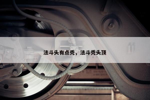 法斗头有点秃，法斗秃头顶