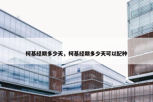 经期