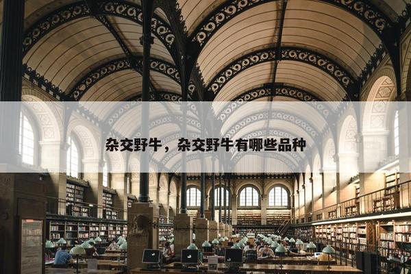 杂交野牛，杂交野牛有哪些品种
