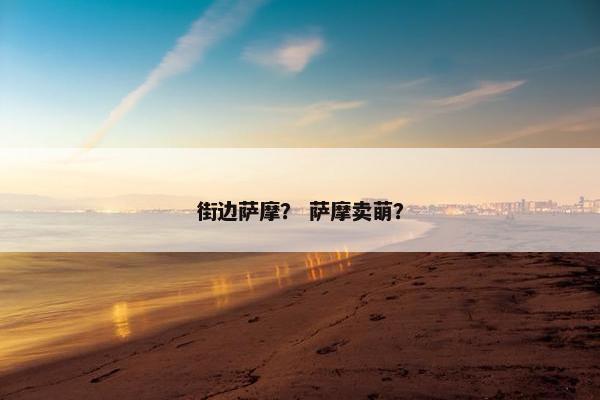 街边萨摩？ 萨摩卖萌？