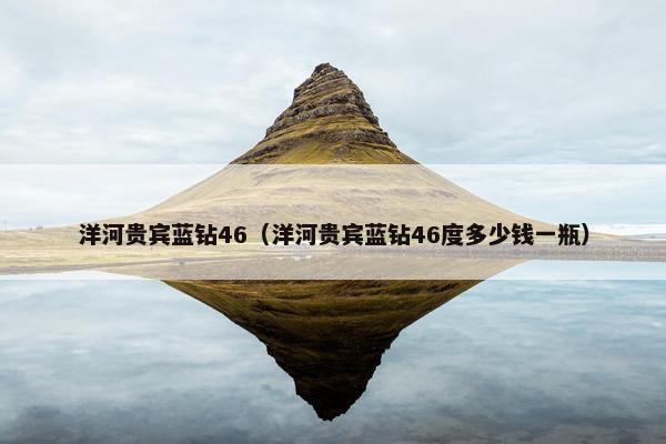 洋河贵宾蓝钻46（洋河贵宾蓝钻46度多少钱一瓶）