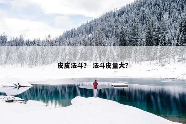皮皮法斗？ 法斗皮量大？