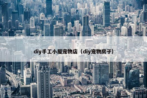 diy手工小屋宠物店（diy宠物房子）