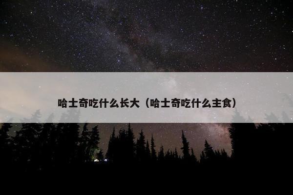 哈士奇吃什么长大（哈士奇吃什么主食）