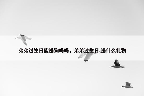 弟弟