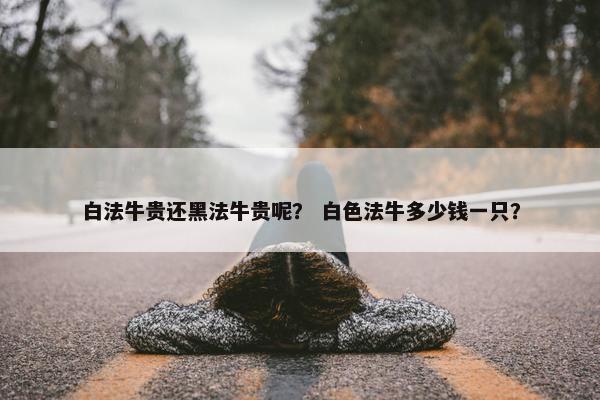 白法牛贵还黑法牛贵呢？ 白色法牛多少钱一只？
