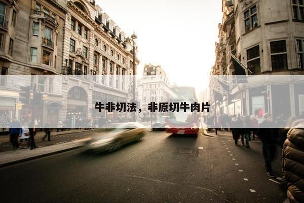 牛非切法，非原切牛肉片