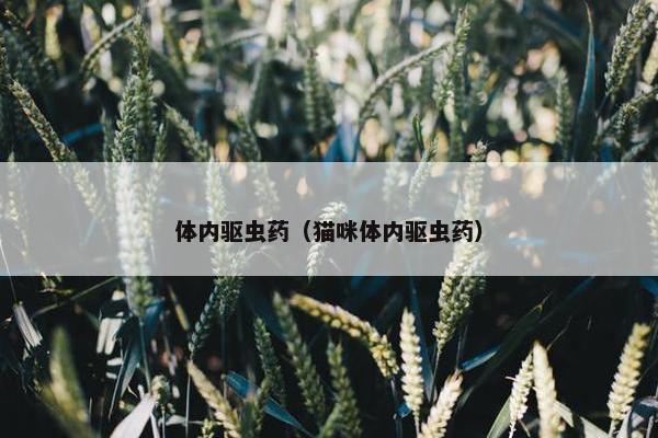 体内驱虫药（猫咪体内驱虫药）