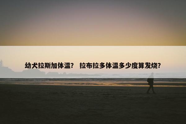 幼犬拉斯加体温？ 拉布拉多体温多少度算发烧？