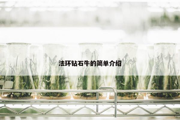 法环钻石牛的简单介绍
