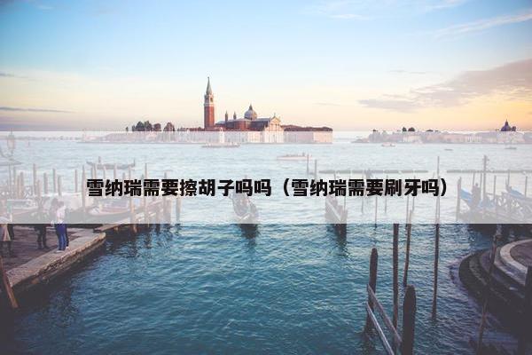雪纳瑞需要擦胡子吗吗（雪纳瑞需要刷牙吗）