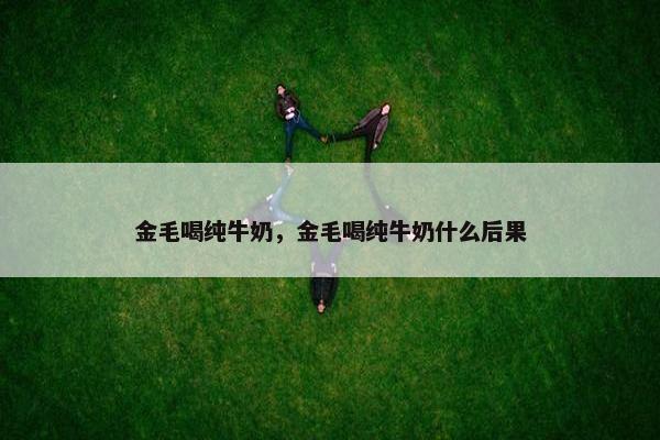 金毛喝纯牛奶，金毛喝纯牛奶什么后果