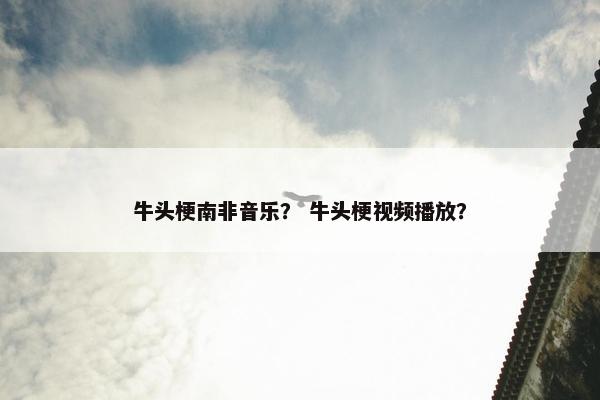 牛头梗南非音乐？ 牛头梗视频播放？