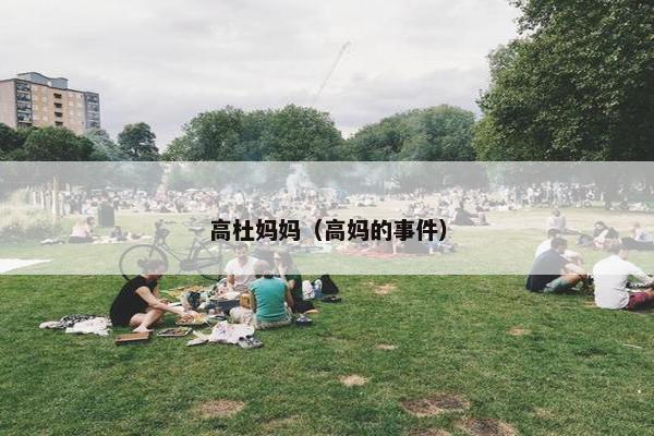 高杜妈妈（高妈的事件）