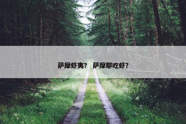 萨摩虾夷？ 萨摩耶吃虾？