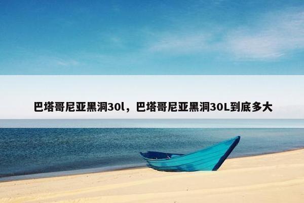 巴塔哥尼亚黑洞30l,巴塔哥尼亚黑洞30L到底多大