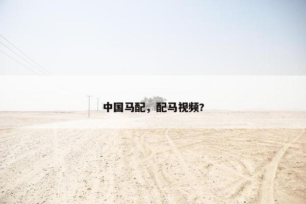 中国马配，配马视频?