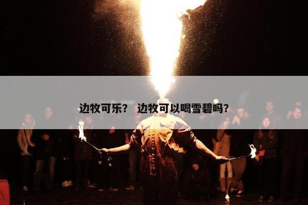 边牧可乐？ 边牧可以喝雪碧吗？