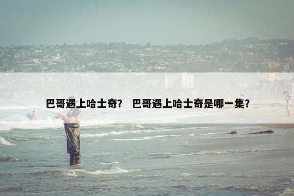 巴哥遇上哈士奇？ 巴哥遇上哈士奇是哪一集？