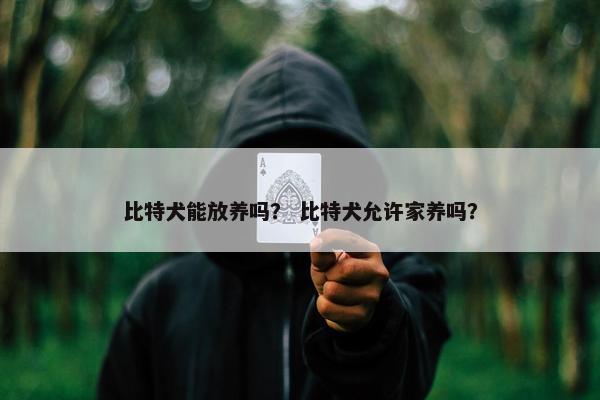 比特犬能放养吗？ 比特犬允许家养吗？