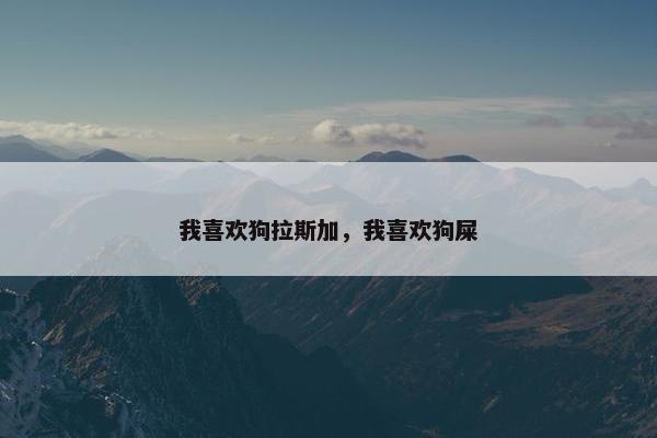 我喜欢狗拉斯加，我喜欢狗屎