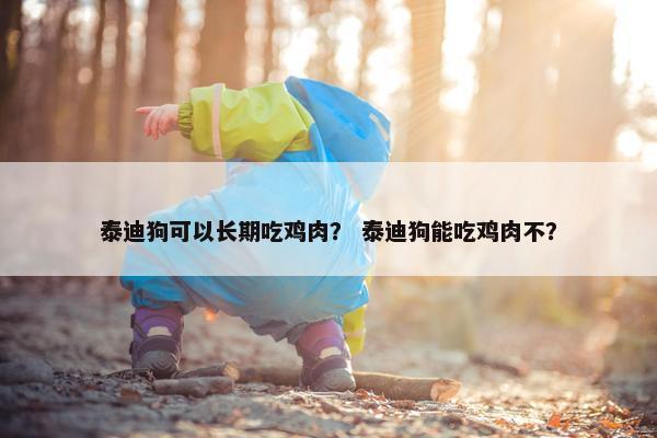 泰迪狗可以长期吃鸡肉？ 泰迪狗能吃鸡肉不？