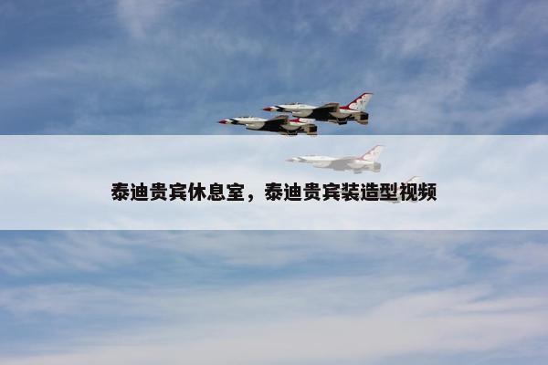 泰迪贵宾休息室，泰迪贵宾装造型视频