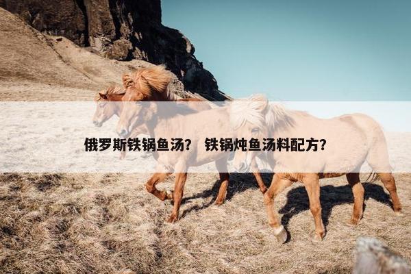 鱼汤